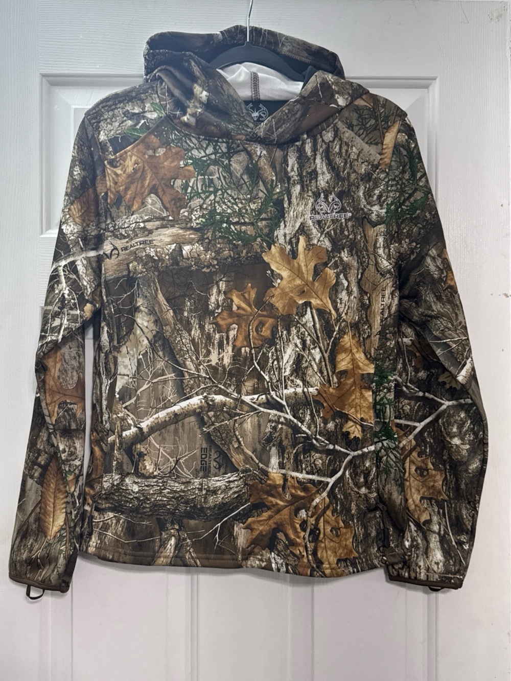 Realtree Kids Camo Puffer Jacket in Brown and Green